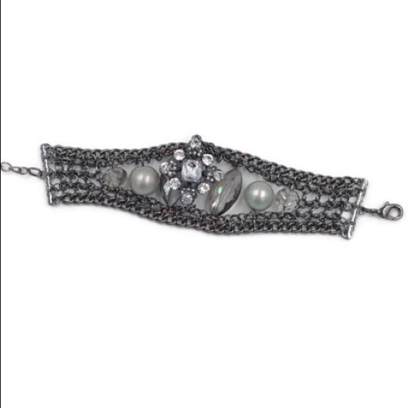 Simply Vera Vera Wang Jewelry - Simply Vera Wang Chunky Rhinestone Beaded Bracelet